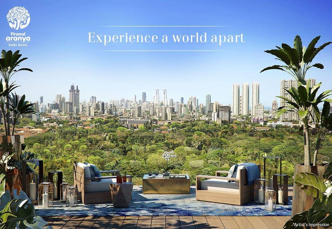 Views of Eastern sea-board & 60 acres botanical garden from Piramal Aranya Arav, Rani Baug